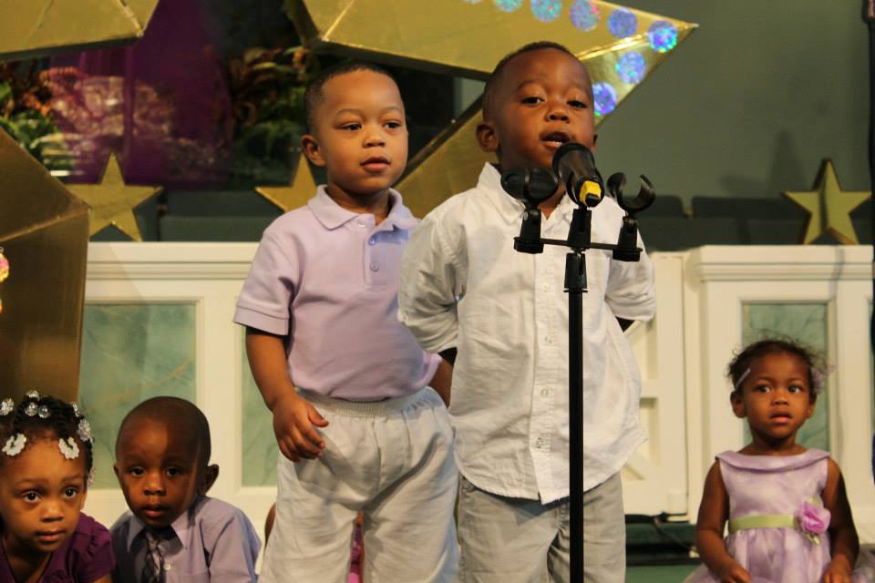 Davian White and Nathaniel Carter saying "Their Colors"