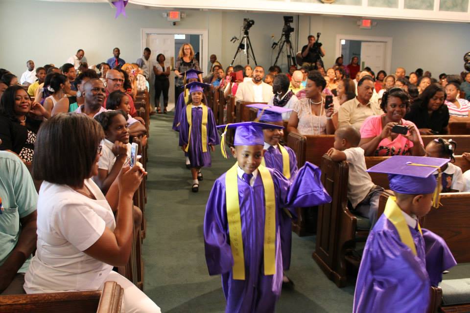 Graduating Class of 2013 walking down the isle.